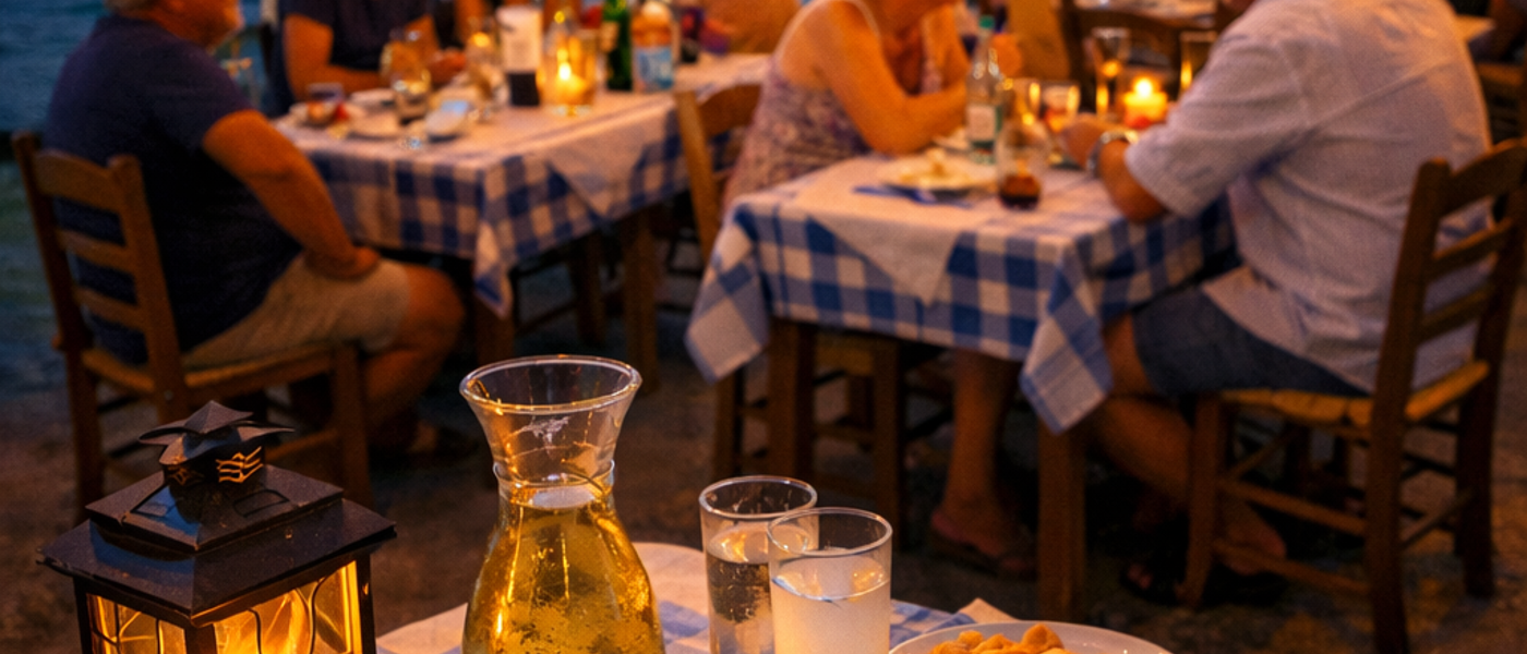 Why do the Greeks eat dinner late?